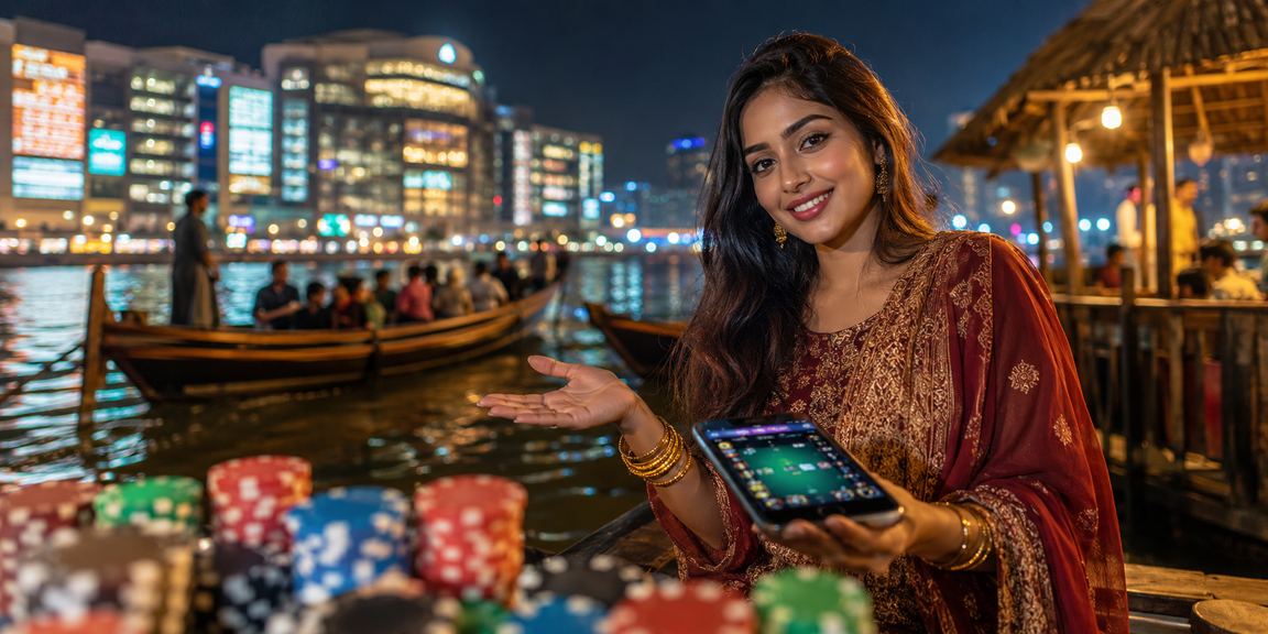 ঢাকায় ক্যাসিনো বিনোদন জ্যাকপট গেম উপভোগরত বাংলাদেশি মডেল